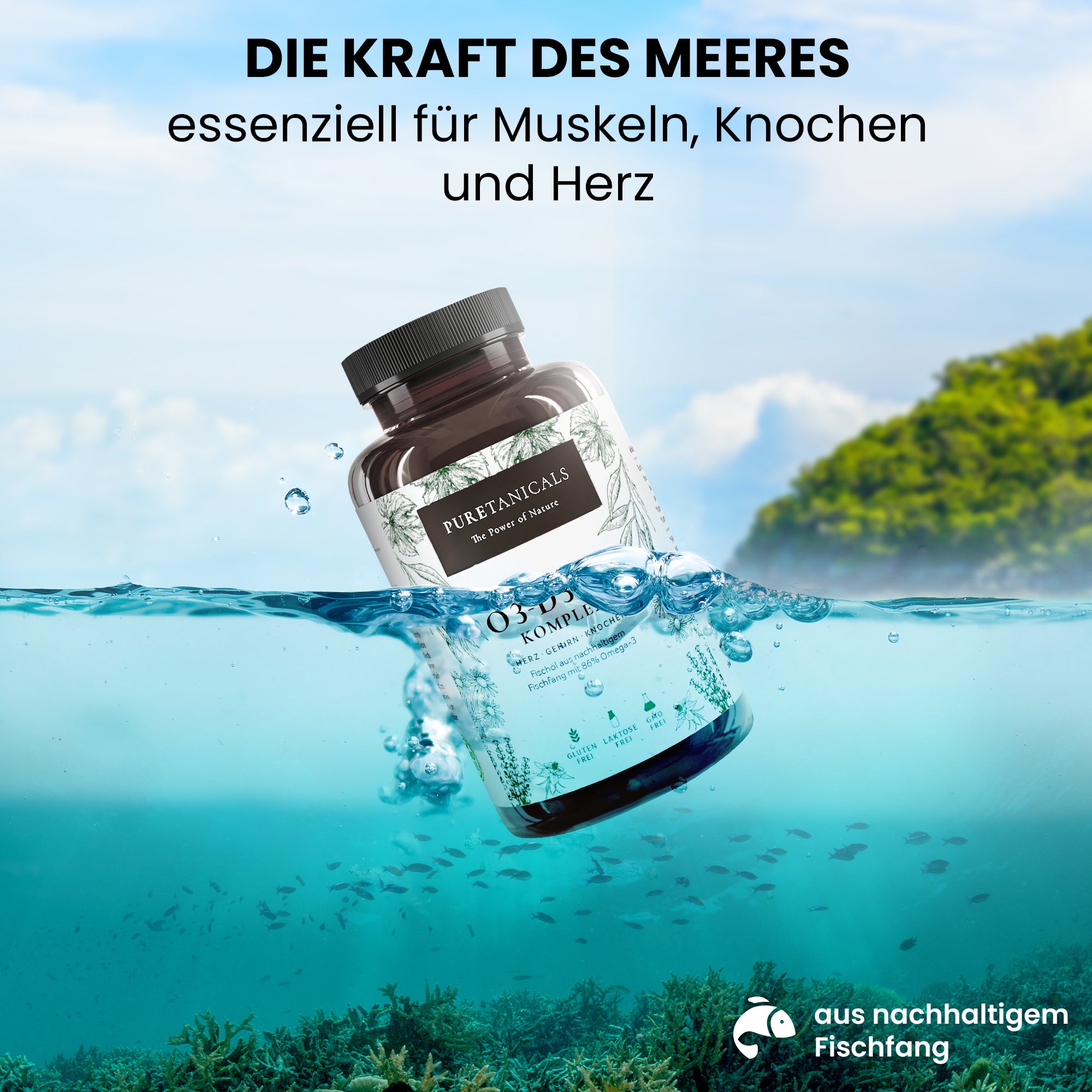 Puretanicals | O3D3K2 | Softgel