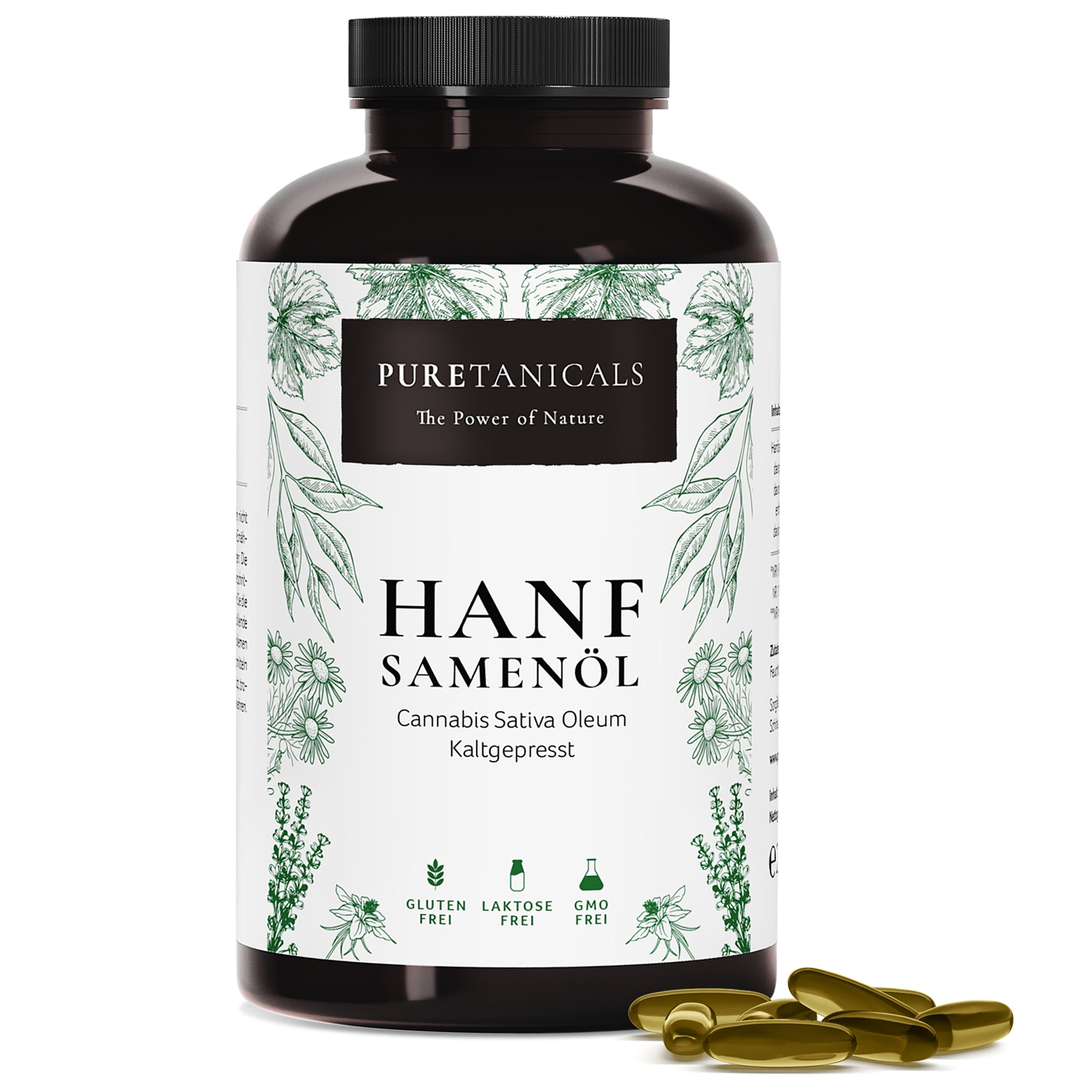 Puretanicals | Hanfsamenöl | Softgel