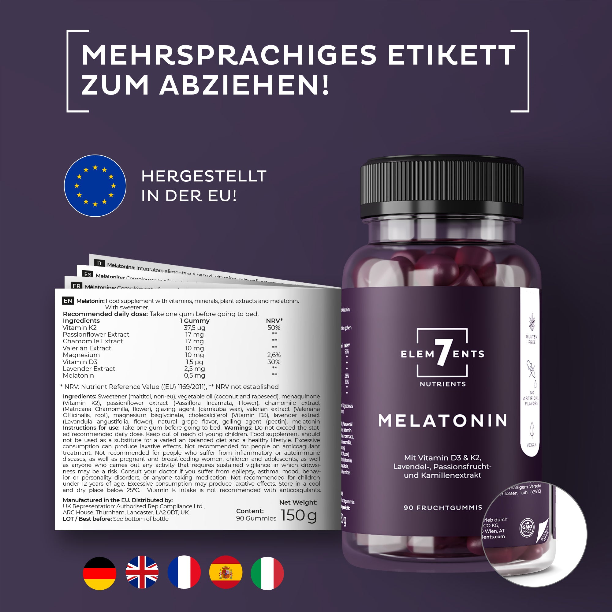 7 Elements Melatonin Gummies