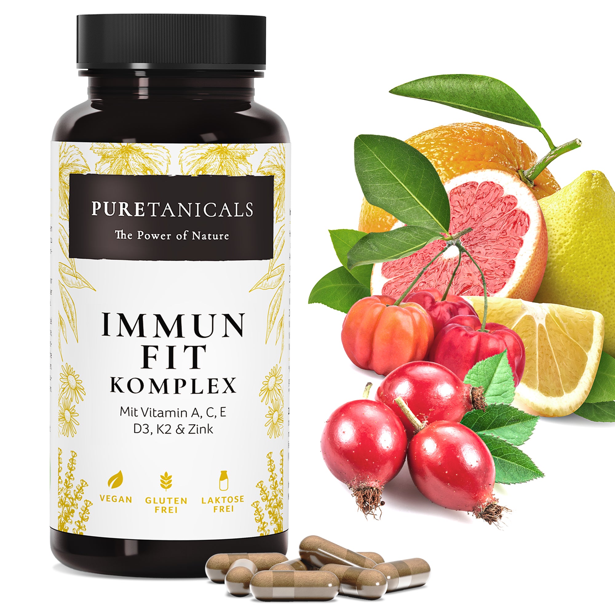 Puretanicals | Immune Fit Vitamin Complex | Capsule