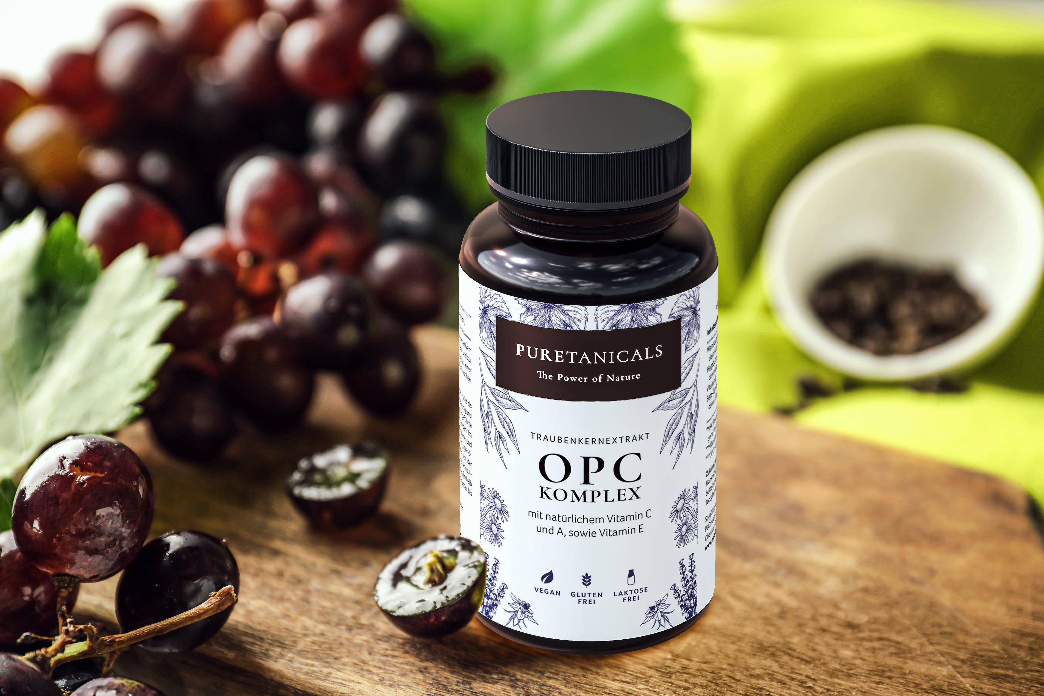 Puretanicals | OPC grape seed extract | Capsule